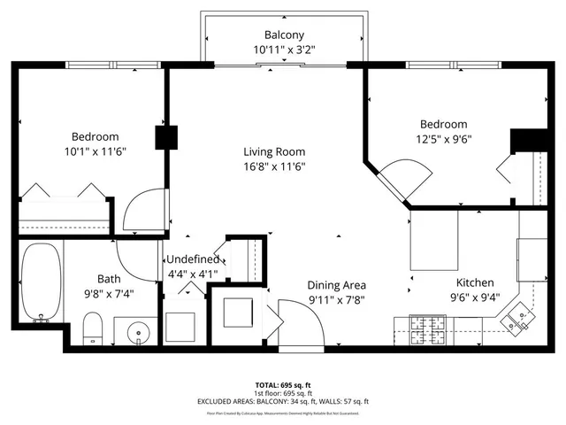 $2,500 | 1228 West Monroe Street, Unit 405, Chicago, IL 60607