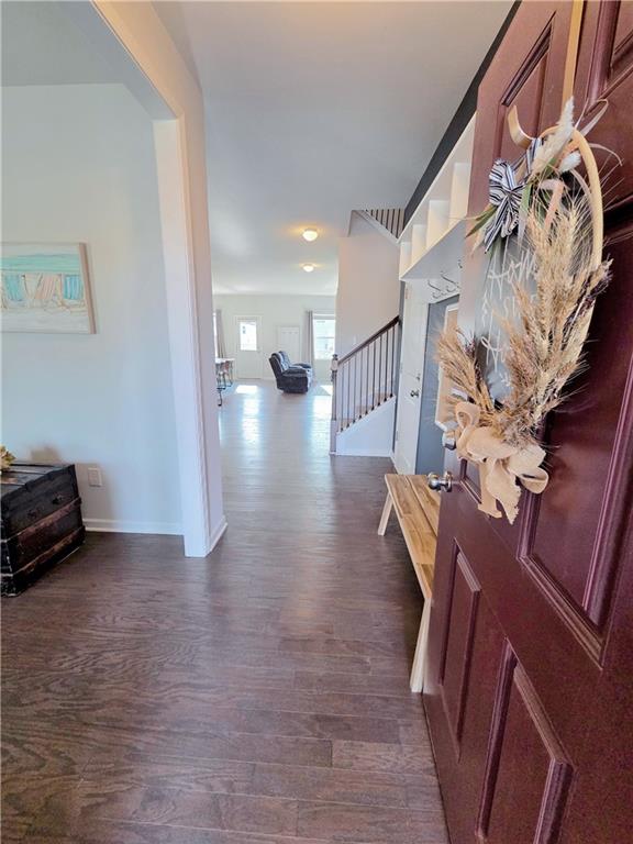 3042 Lowell Road Bethlehem, GA 30620 - Photo 7 of 53 a view of entryway and hall with wooden floor