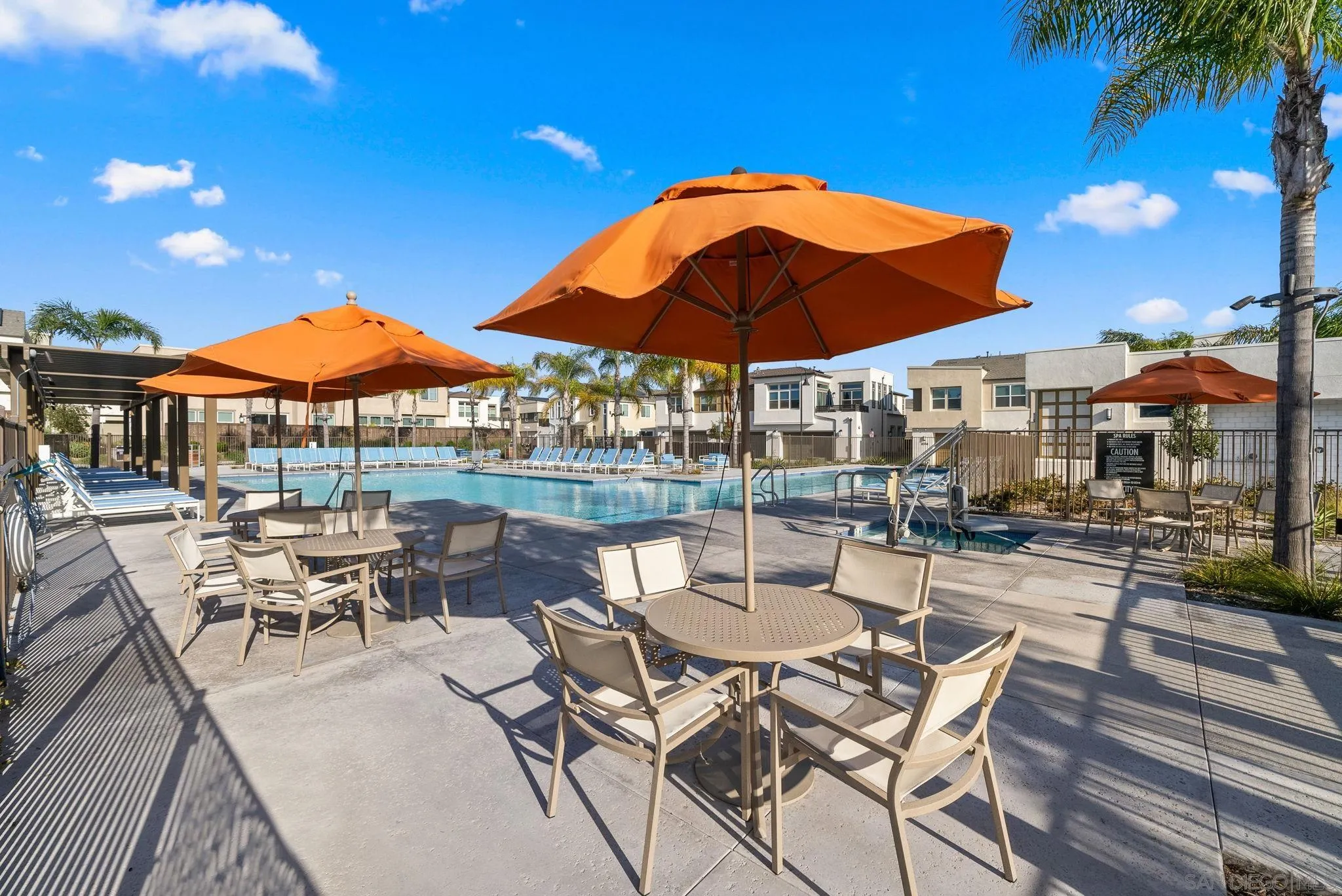 2104 Bluestone Circle Chula Vista, CA 91913 - Photo 18 of 21 a view of a patio with a table and chairs under an umbrella