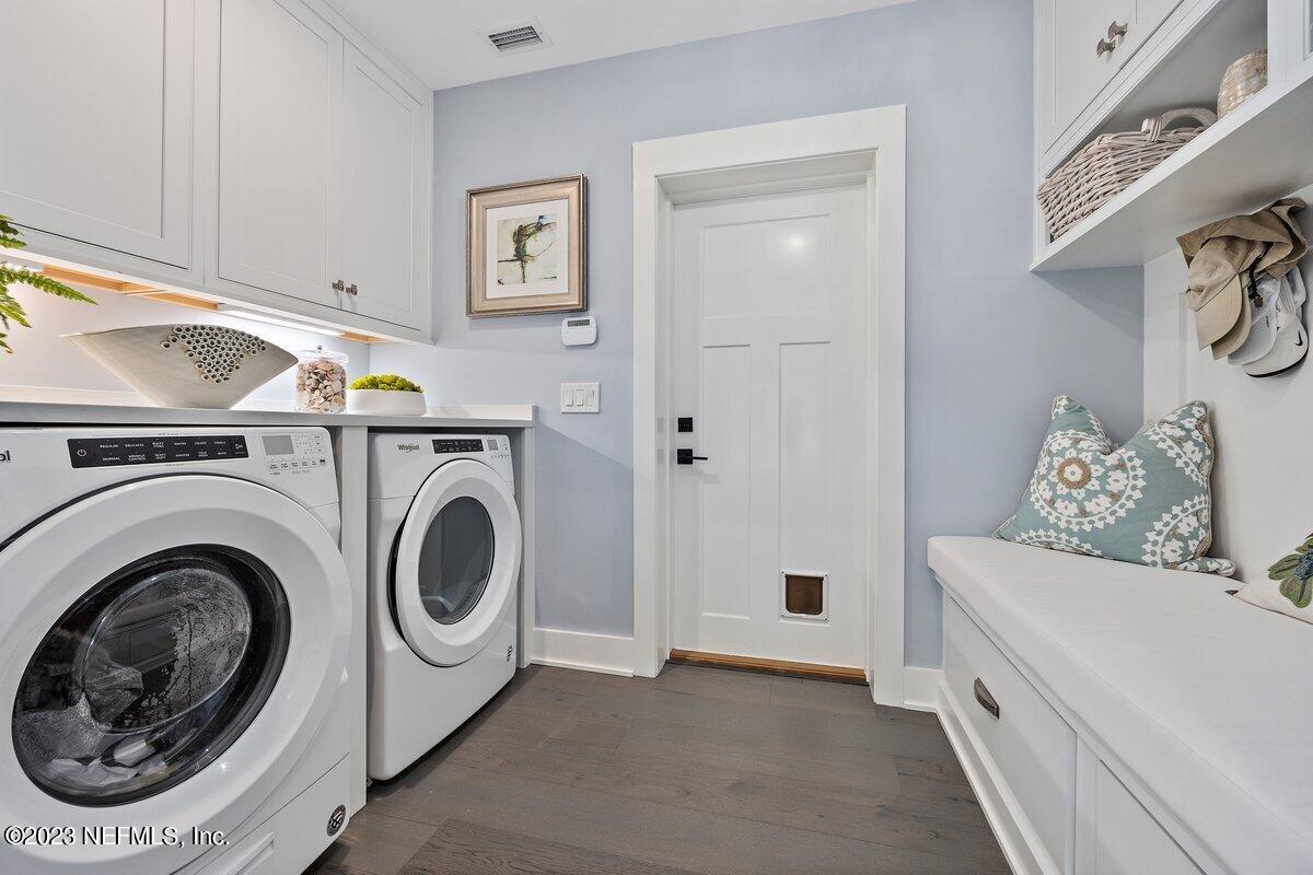 1320 4th Street Neptune Beach, FL 32266 - Photo 19 of 30 a utility room with dryer and washer