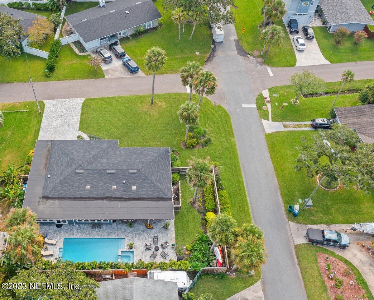 1320 4th Street Neptune Beach, FL 32266 - Photo 29 of 30 an aerial view of a house with a garden