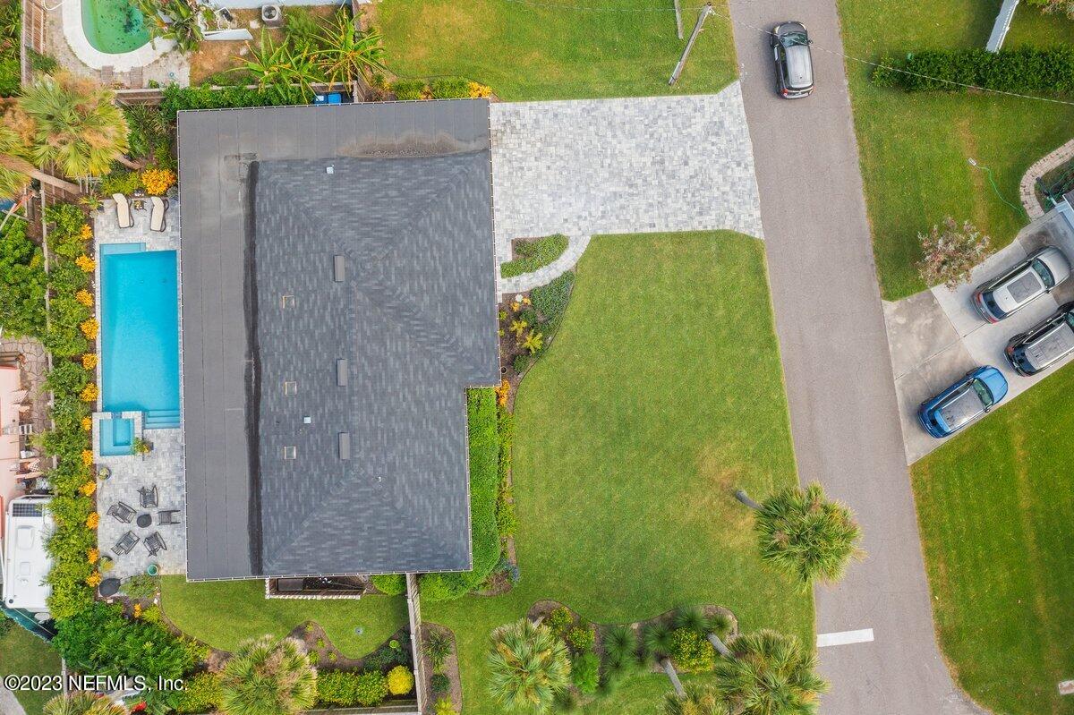 1320 4th Street Neptune Beach, FL 32266 - Photo 30 of 30 an aerial view of a house with a garden