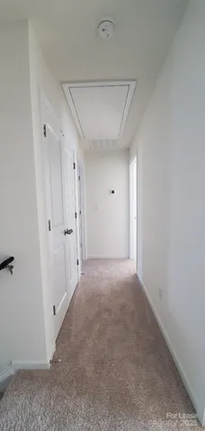 a view of a room with an empty space