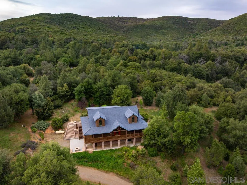 1068 West Incense Cedar Road Julian, CA 92036 - Photo 59 of 63 an aerial view of a house with big yard