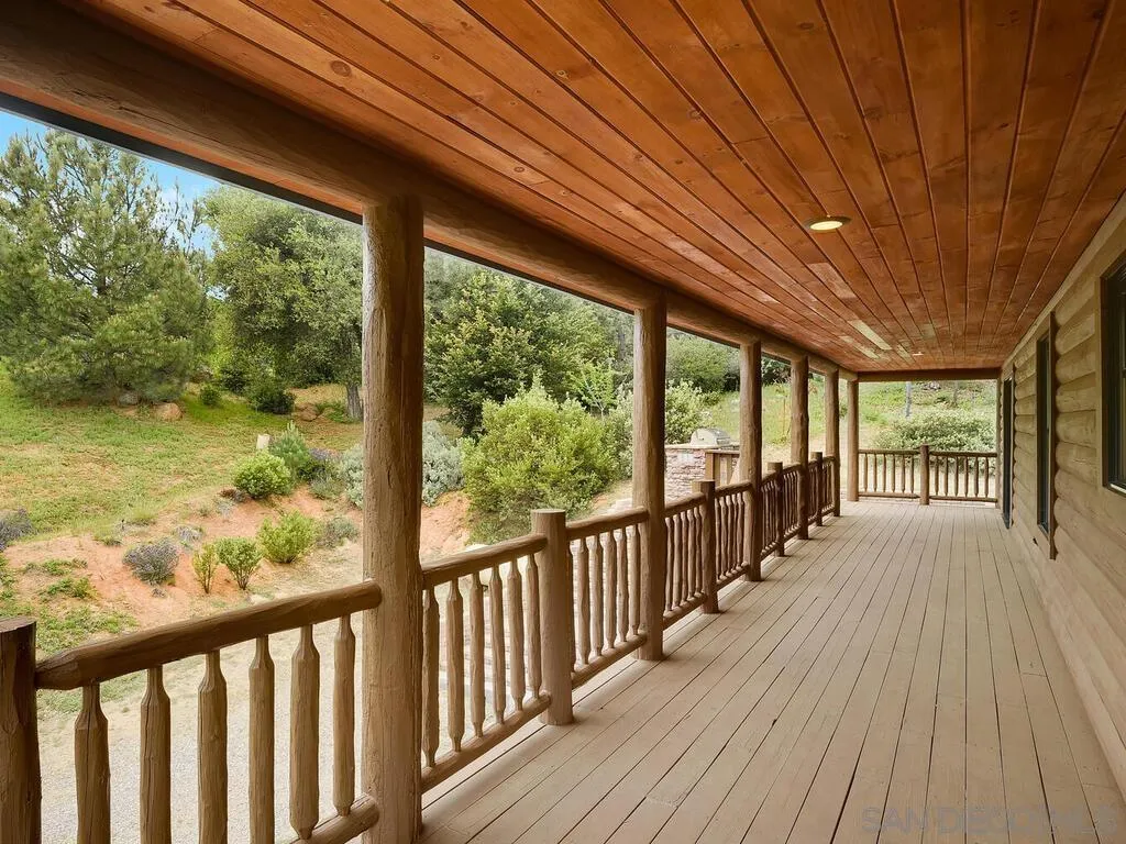 1068 West Incense Cedar Road Julian, CA 92036 - Photo 9 of 63 a view of balcony with wooden floor