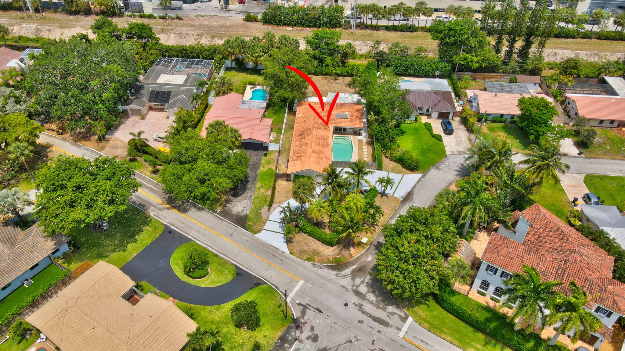 701 Northwest 8th Avenue Boca Raton, FL 33486 - Photo 34 of 40 Aerial View