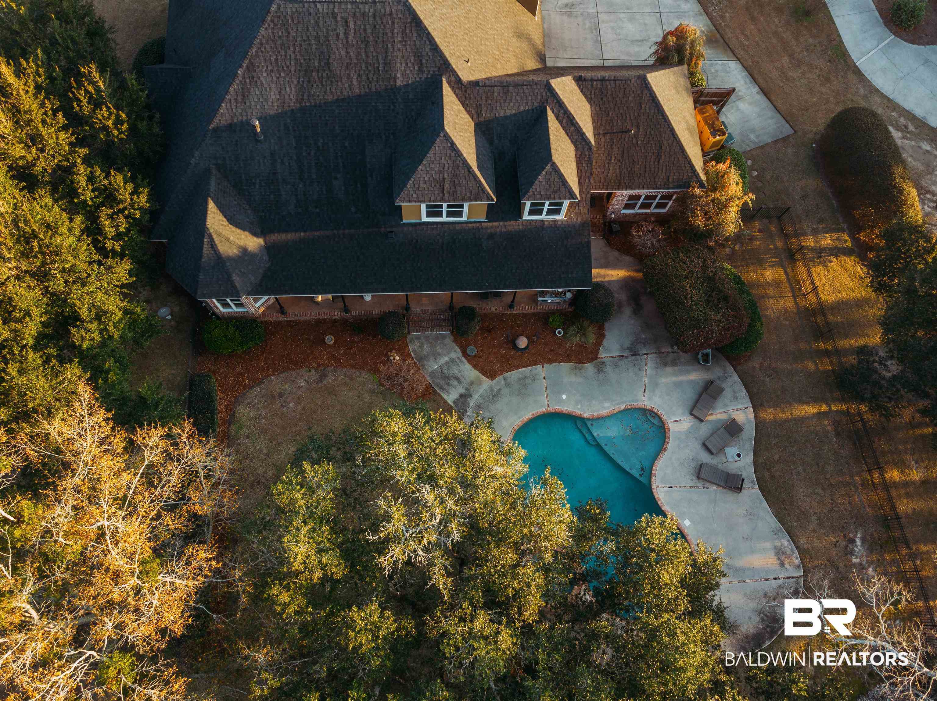 2905 Riverview Pointe Drive South Theodore, AL 36582 - Photo 42 of 44 View from above of property with a pool