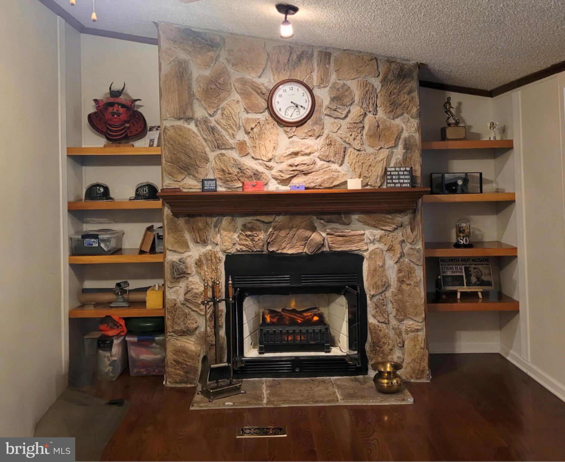 1729 Colora Road Colora, MD 21917 - Photo 7 of 21 Cozy stone fireplace with rustic charm.