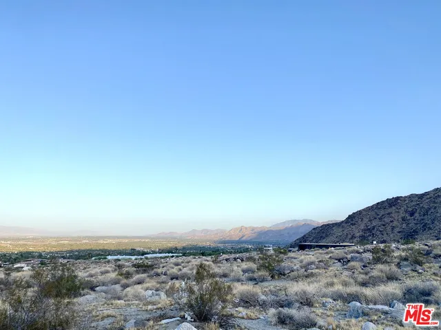 a view of city and mountain