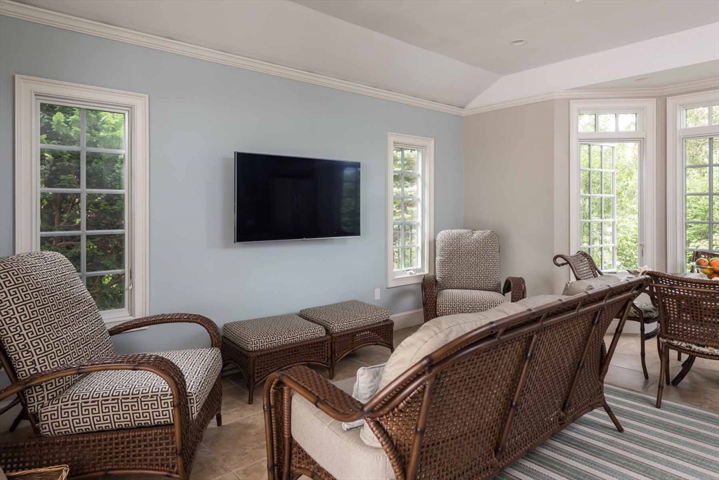 2 Open Drive Sandwich, MA 02563 - Photo 32 of 34 a living room with furniture and a flat screen tv