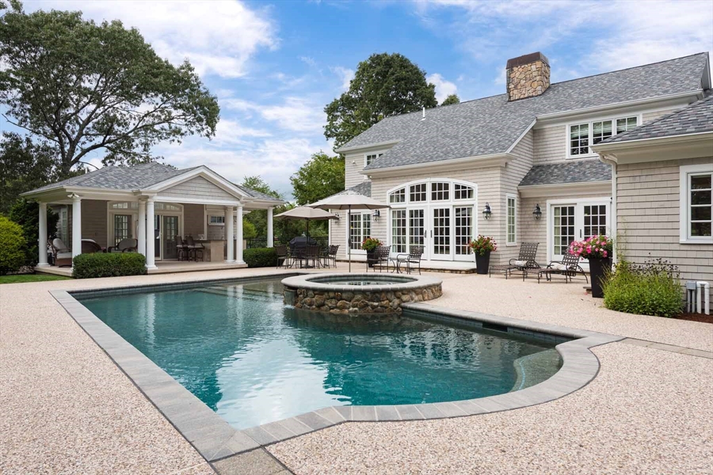 2 Open Drive Sandwich, MA 02563 - Photo 5 of 34 a view of a house with swimming pool and a porch