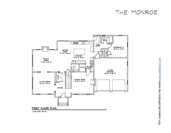 65 Munroe Road Lexington, MA 02421 - Photo 10 of 11 a picture of a floor plan
