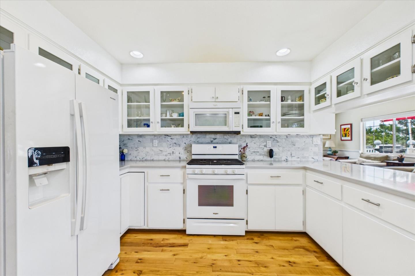 520 Redwood Road Whitethorn, CA 95589 - Photo 15 of 69 a kitchen with stainless steel appliances granite countertop a stove a sink and a refrigerator