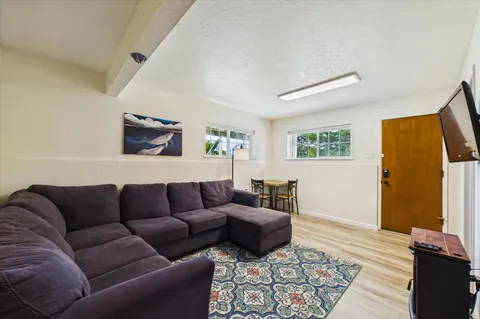 a room with storage and utility