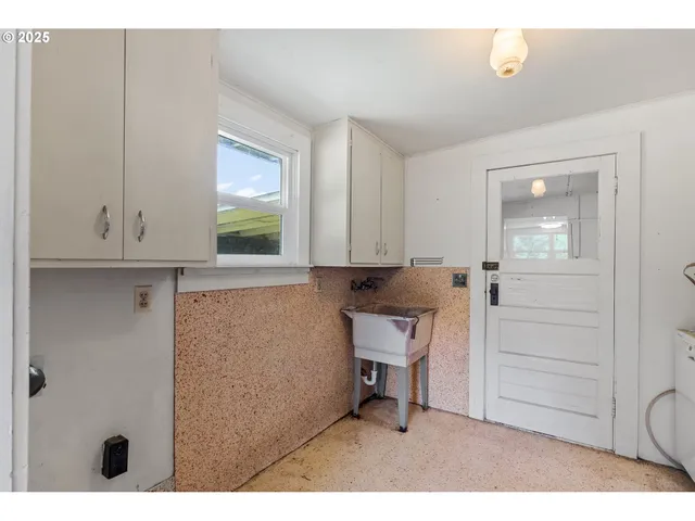 a room with a table and chair