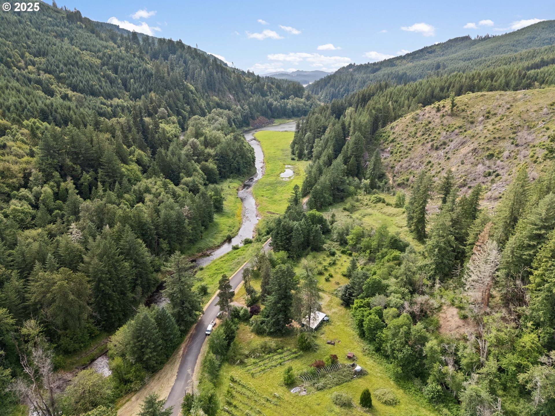 83015 Peninsula Road Fall Creek, OR 97438 - Photo 24 of 40 a view of a lake with a mountain