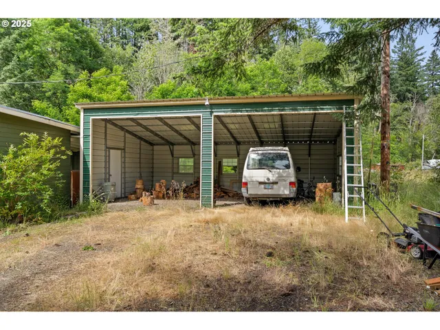 a car parked in front of house