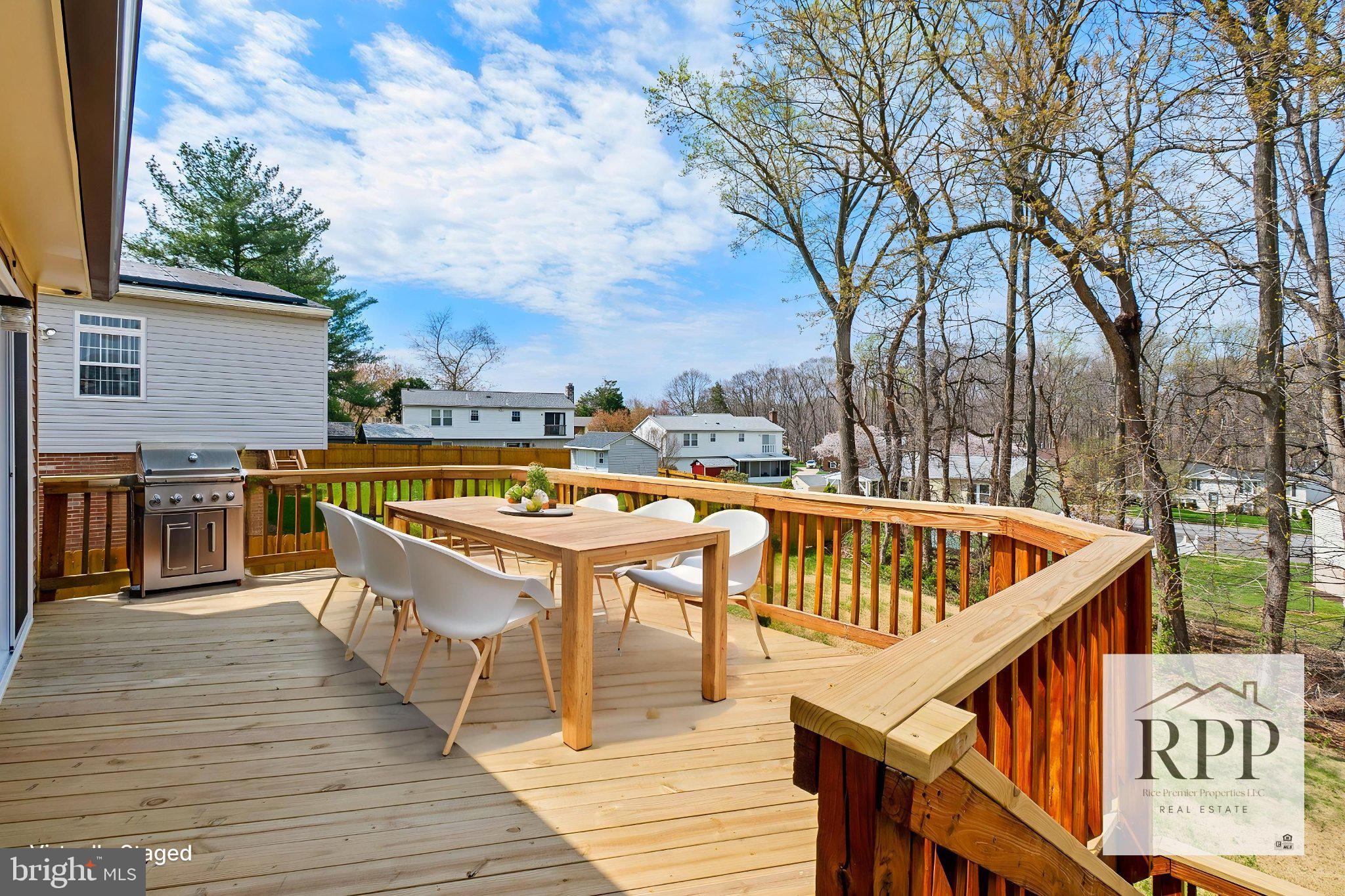 6803 Middlefield Road Fort Washington, MD 20744 - Photo 22 of 36 Sunny deck with serene views.
