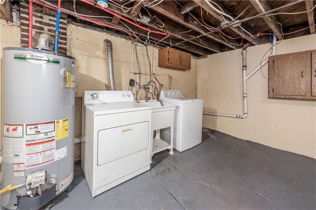 718 Maytide Street Pittsburgh, PA 15227 - Photo 17 of 19 a utility room with dryer and washer