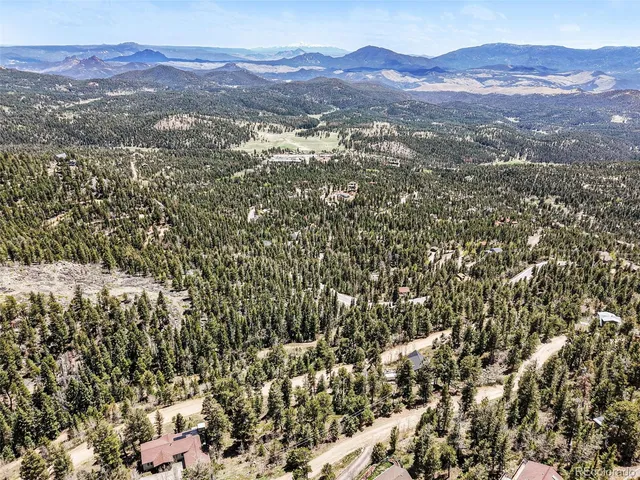a view of city and mountain
