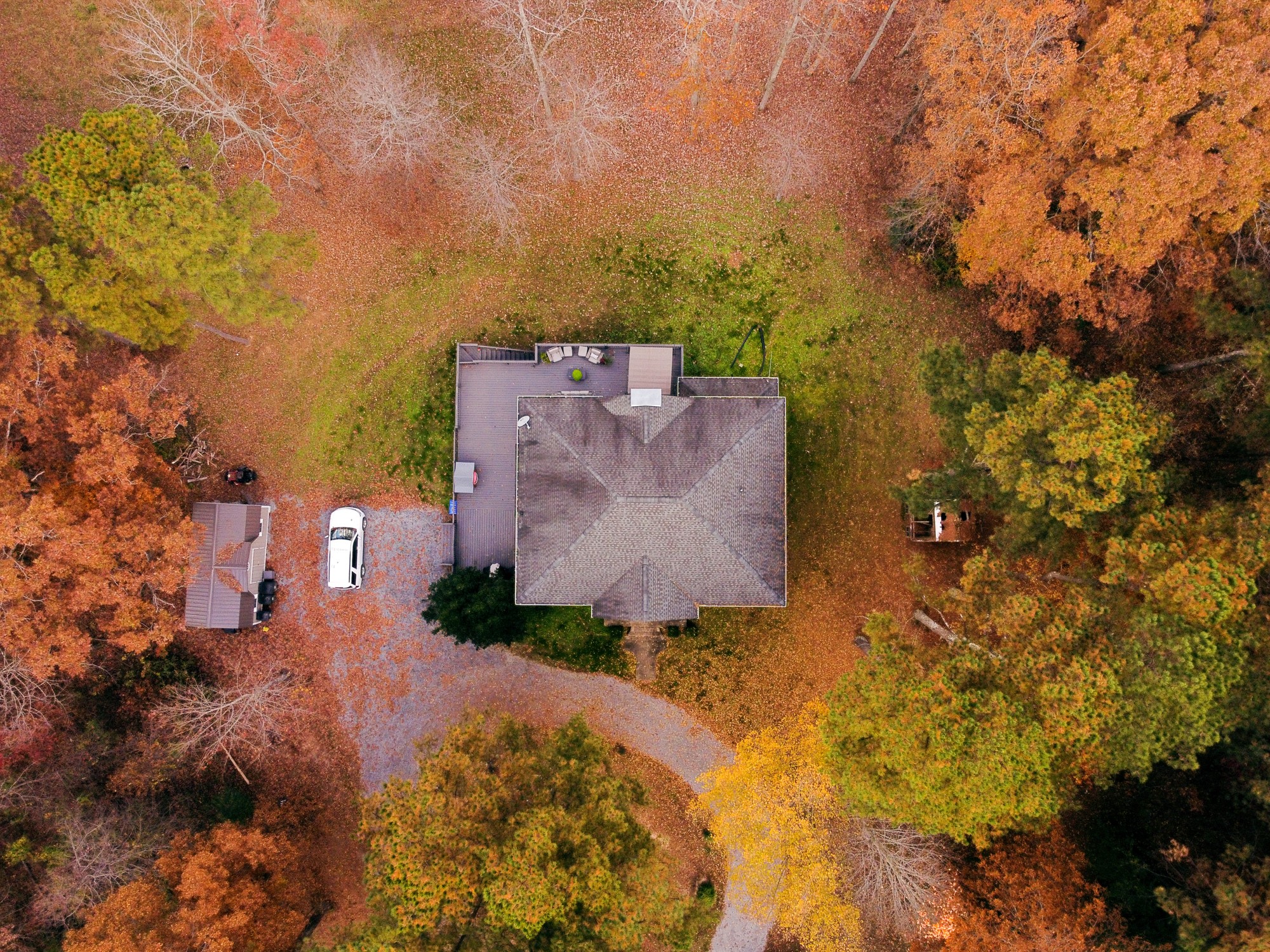 5061 Spears Road Centerville, TN 37033 - Photo 12 of 55 an aerial view of a house with a yard