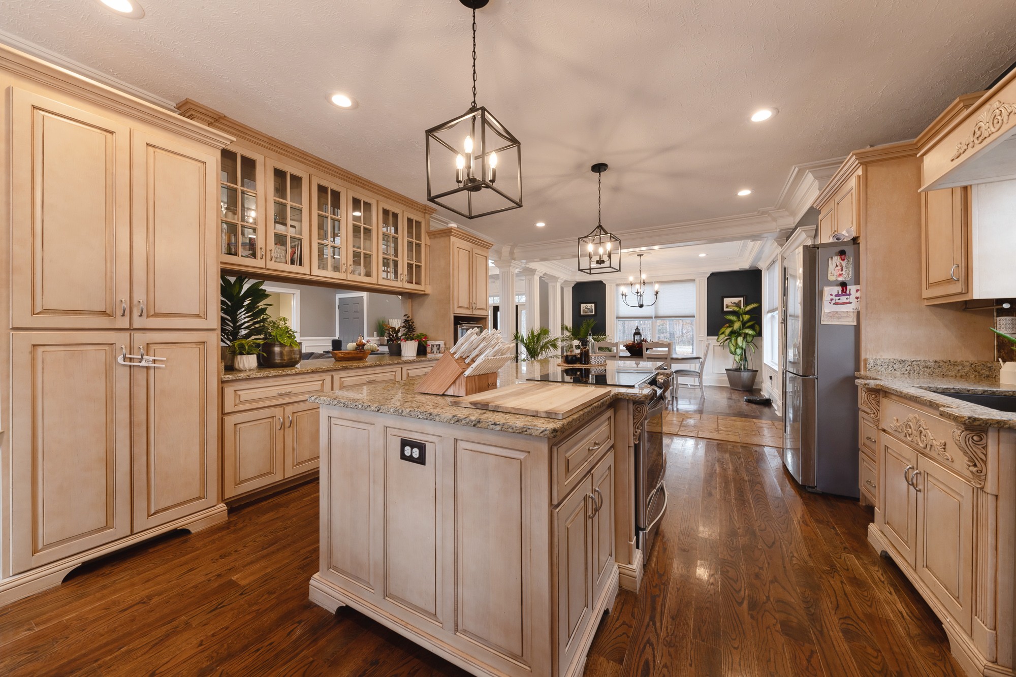 5061 Spears Road Centerville, TN 37033 - Photo 32 of 55 a kitchen with stainless steel appliances granite countertop a stove and a refrigerator