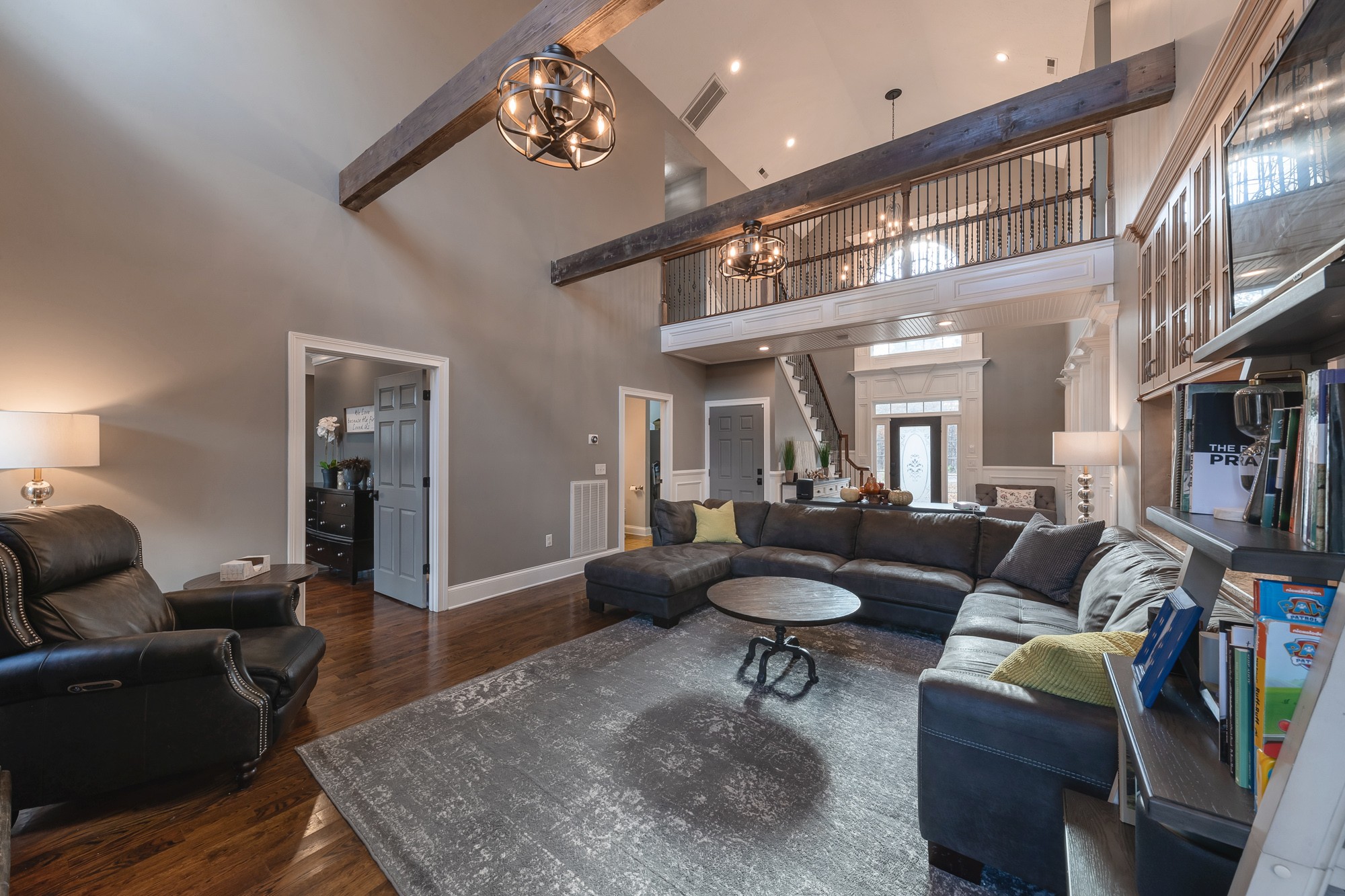 5061 Spears Road Centerville, TN 37033 - Photo 37 of 55 a living room with furniture and a flat screen tv