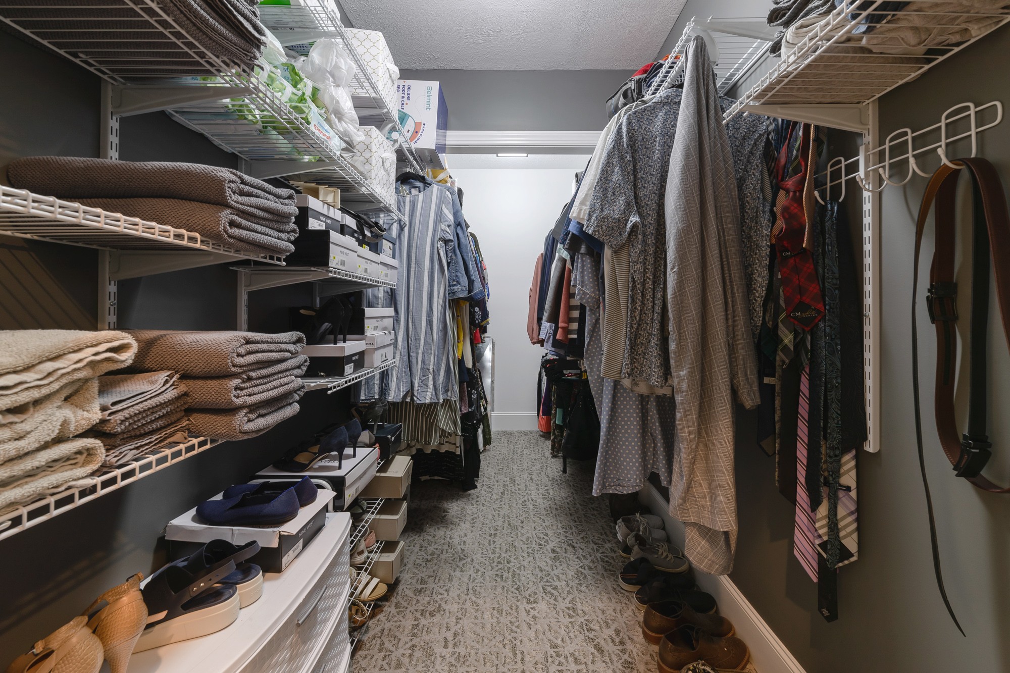 5061 Spears Road Centerville, TN 37033 - Photo 43 of 55 a view of walk in closet with clothes and shoes