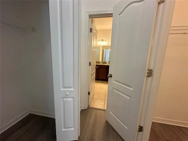 a view of walk in closet