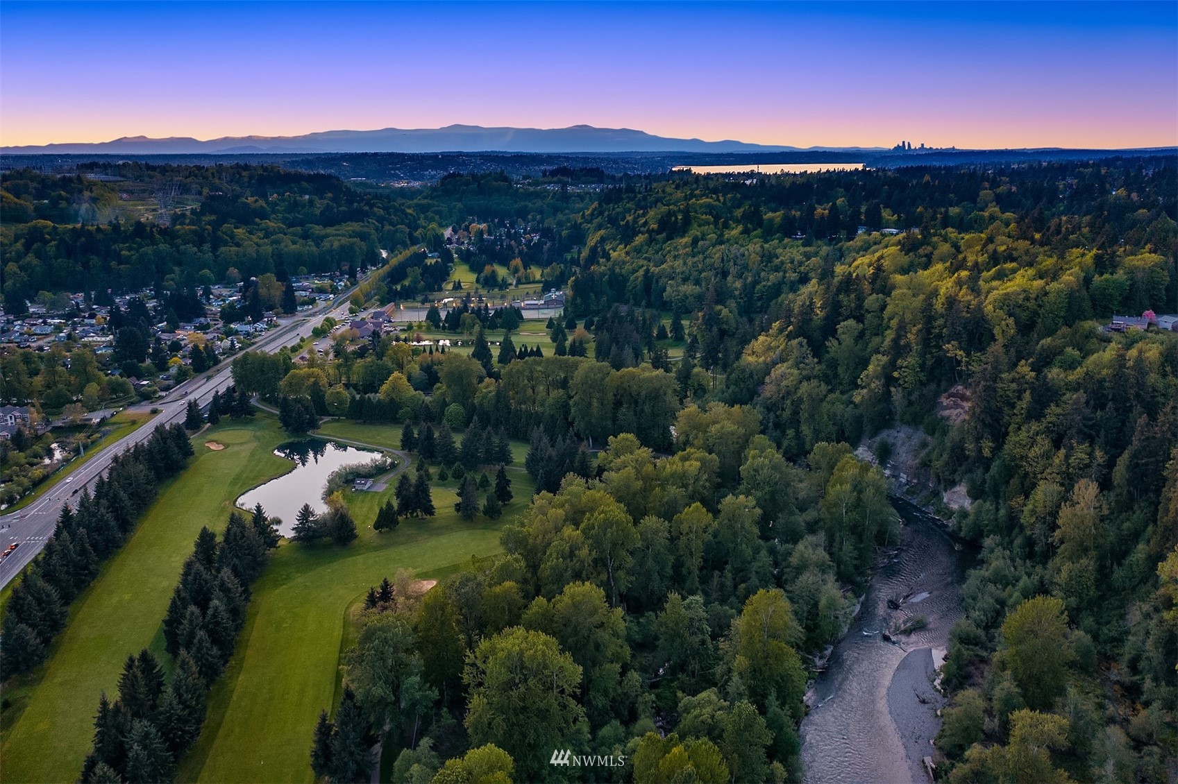 14217 Southeast 144th Street Renton, WA 98059 - Photo 26 of 30 a view of a city with a lake view