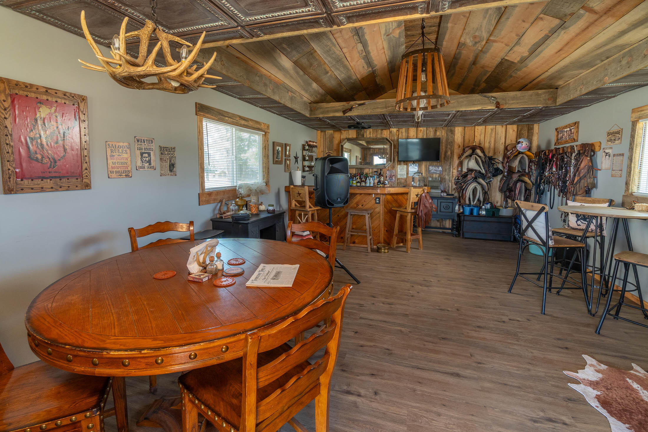 32907 River Bend Road Chiloquin, OR 97624 - Photo 47 of 83 a view of a dining room with furniture