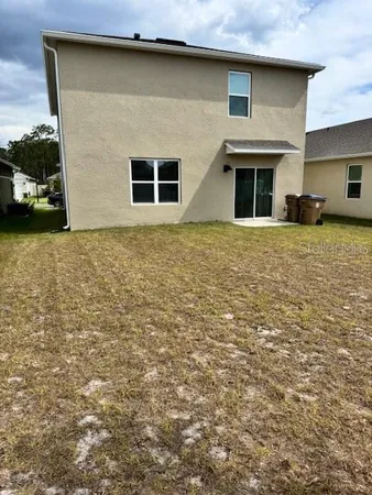 a house that has a large window in it