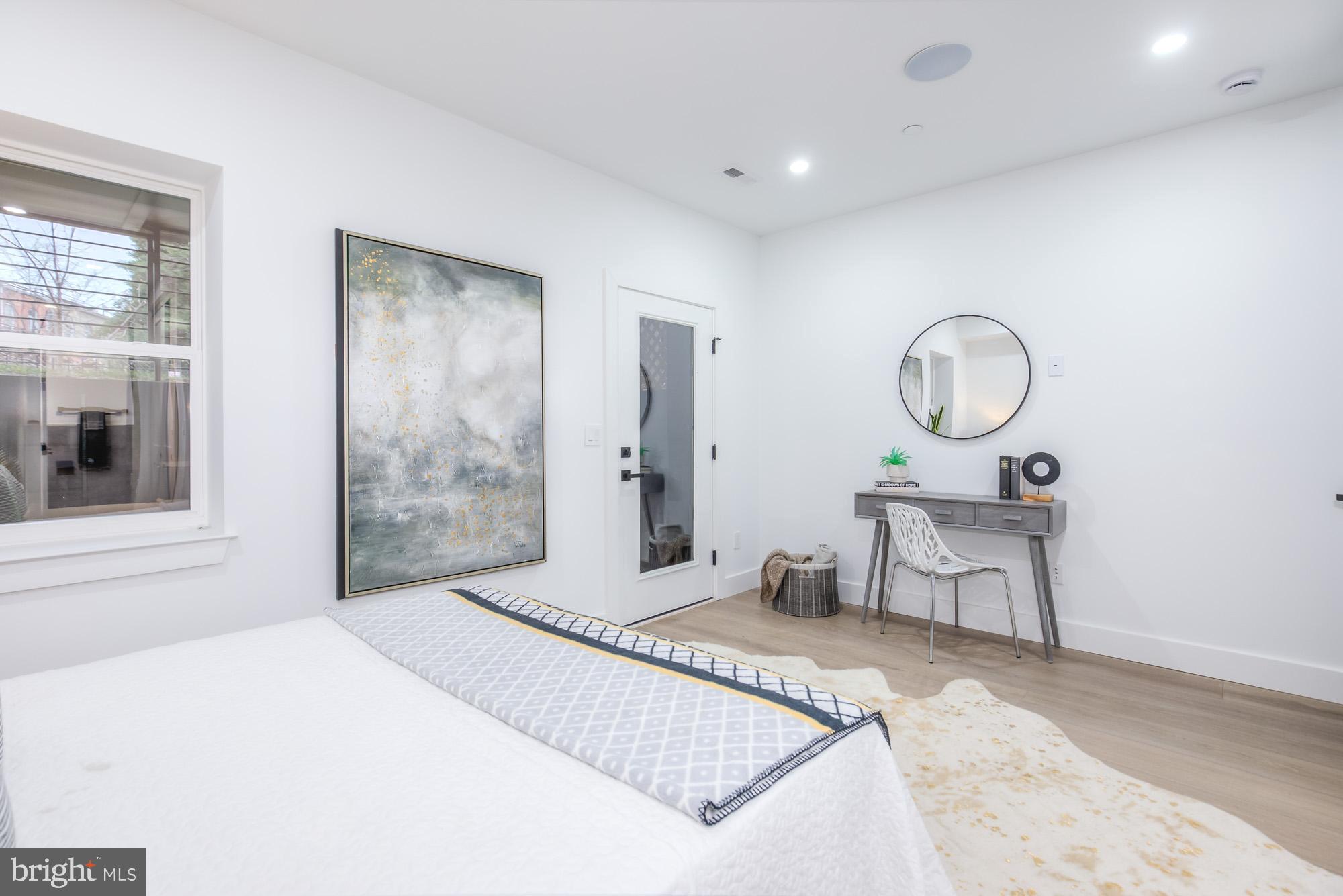 1218 5th Street Northeast, Unit A Washington, DC 20002 - Photo 18 of 25 secondary bedroom with covered patio