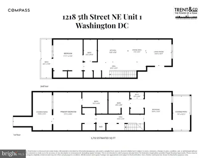 $899,900 | 1218 5th Street Northeast, Unit A, Washington, DC 20002