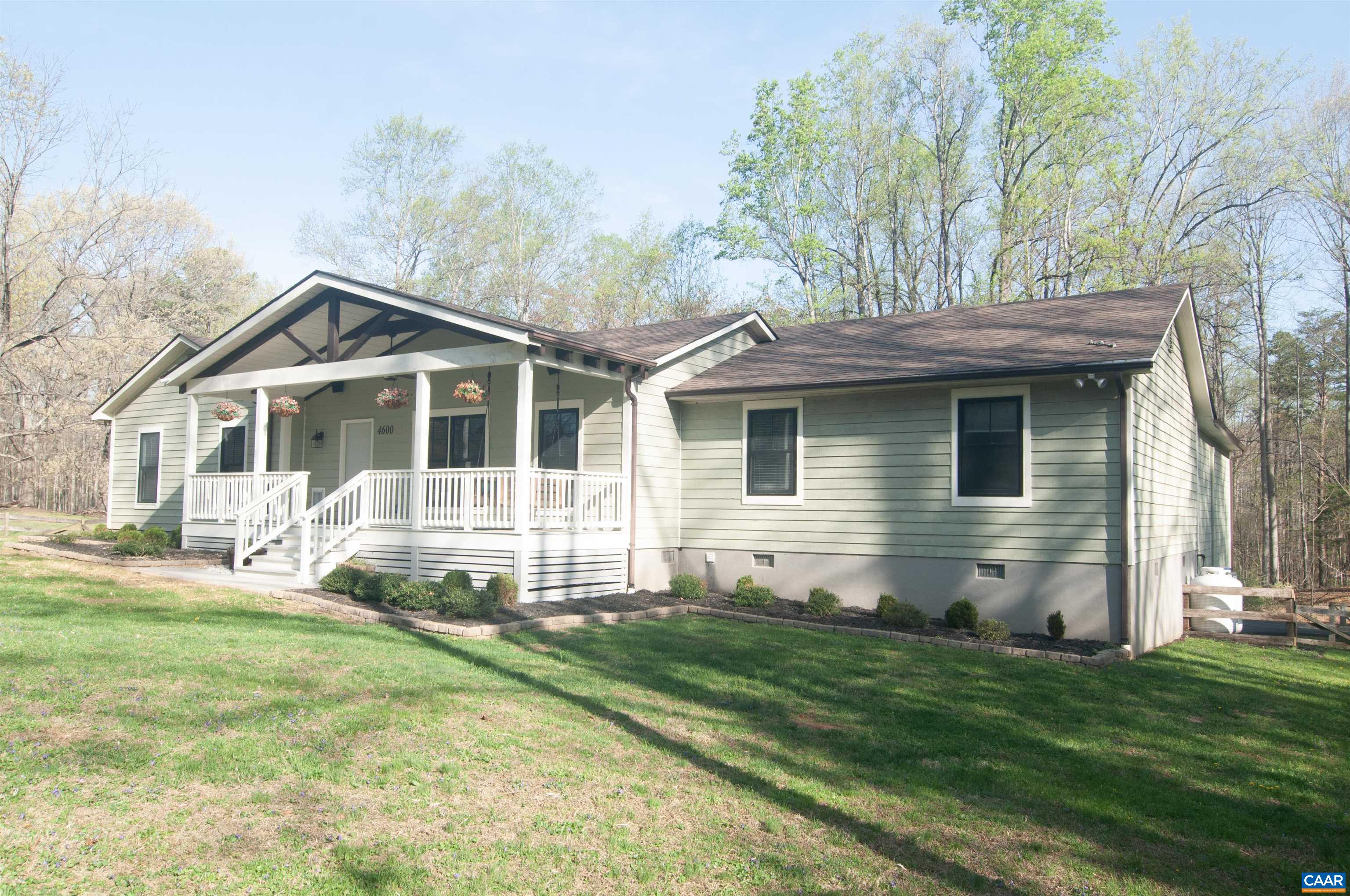 4600 Advance Mills Road Earlysville, VA 22936 - Photo 47 of 61 a front view of a house with a yard