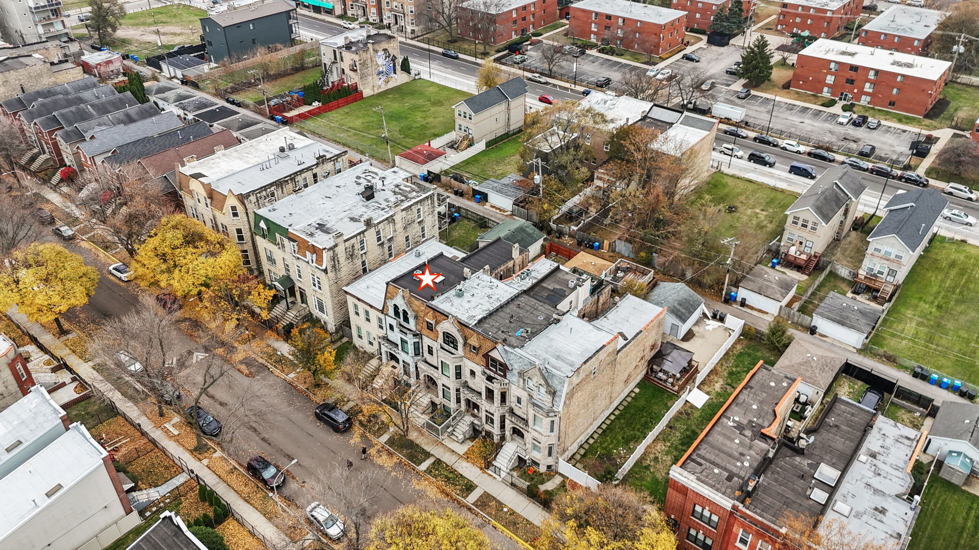3602 South Prairie Avenue Chicago, IL 60653 - Photo 29 of 34 an aerial view of a city
