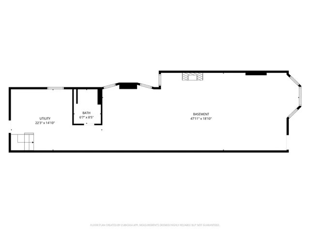 a picture of a bench in a building