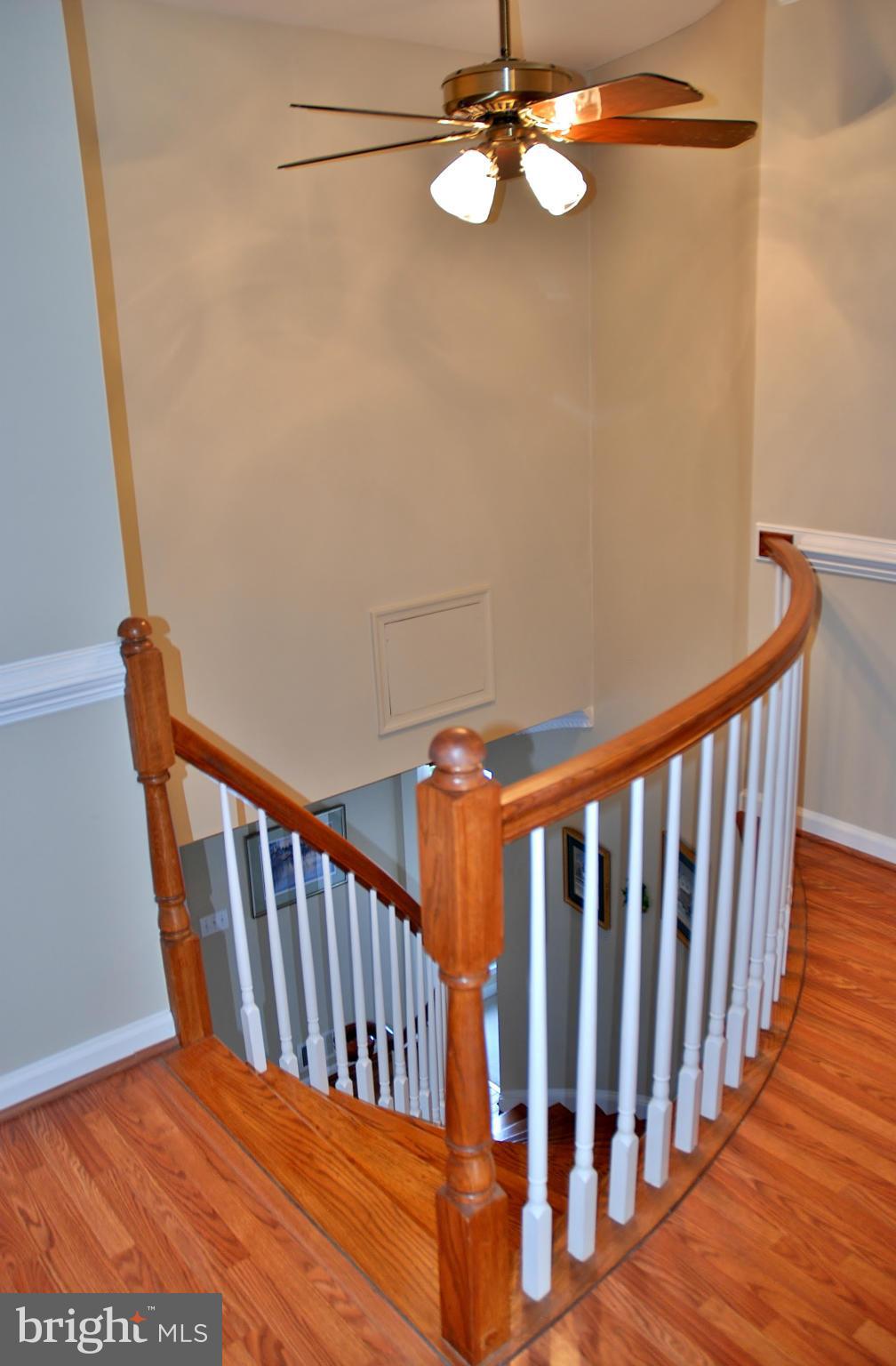 11429 Rowley Road Clarksville, MD 21029 - Photo 5 of 30 Overlooking the Curved Staircase and Foyer