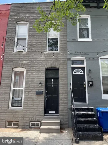 a front view of a house with a window