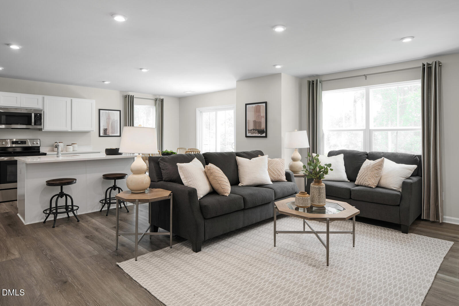 132 Cavalier Rider Run Wendell, NC 27591 - Photo 8 of 23 a living room with furniture and a wooden floor