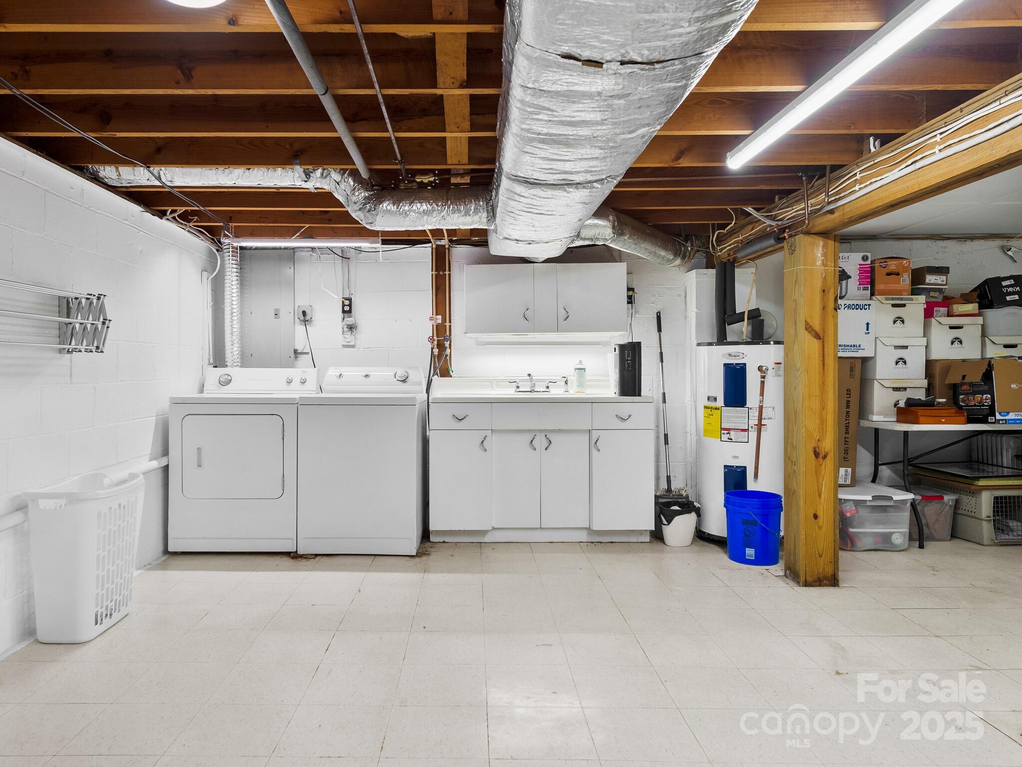 8 Vista Knoll Road Candler, NC 28715 - Photo 21 of 32 a utility room with cabinets