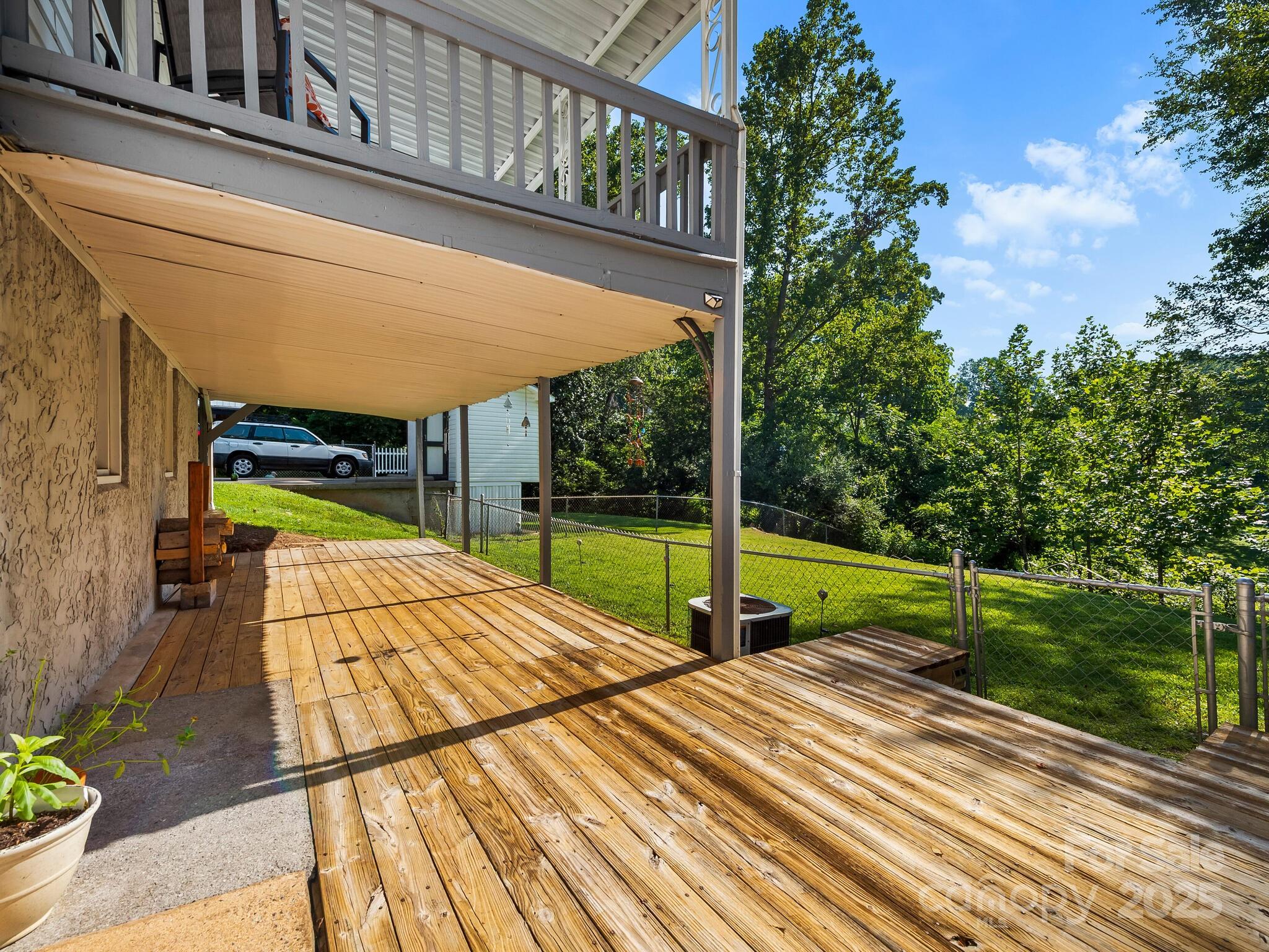 8 Vista Knoll Road Candler, NC 28715 - Photo 27 of 32 a view of outdoor space yard deck and patio