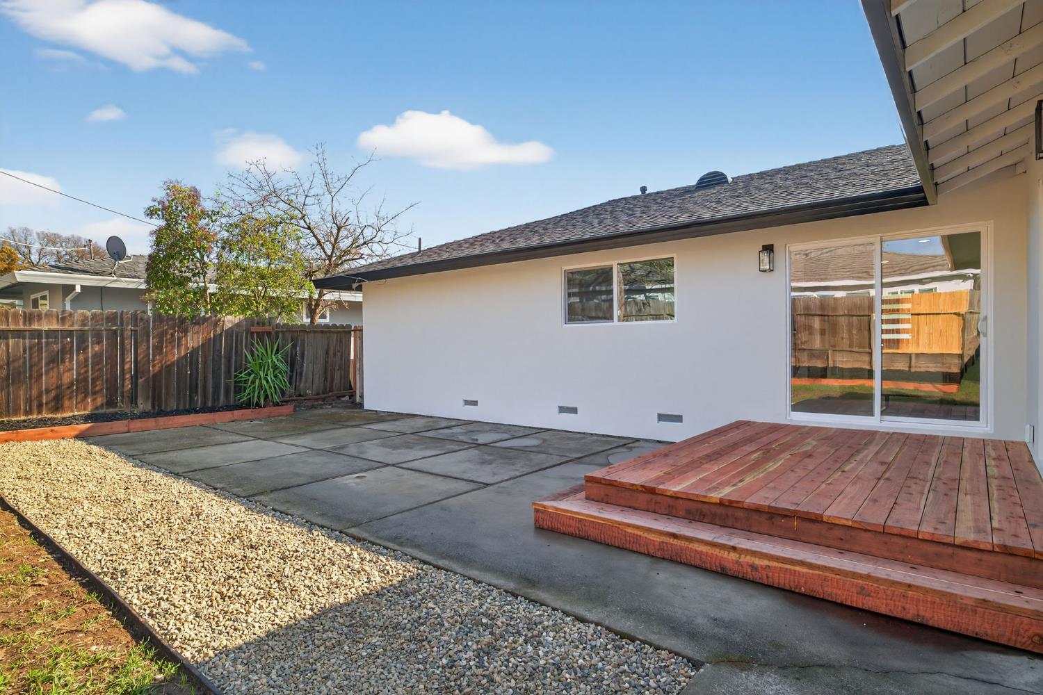 2546 El Vita Way Carmichael, CA 95608 - Photo 45 of 52 a view of backyard with a patio and a yard