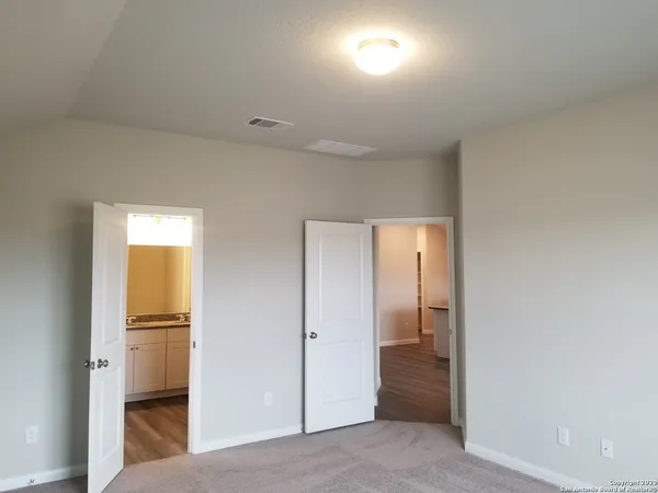 a bathroom with a window