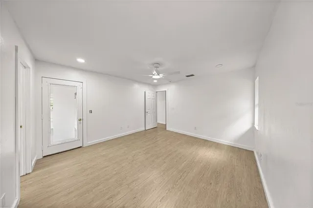 a view of an empty room