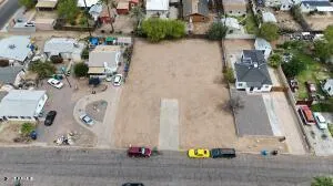 an aerial view of residential house with outdoor space