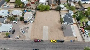 an aerial view of residential house with outdoor space