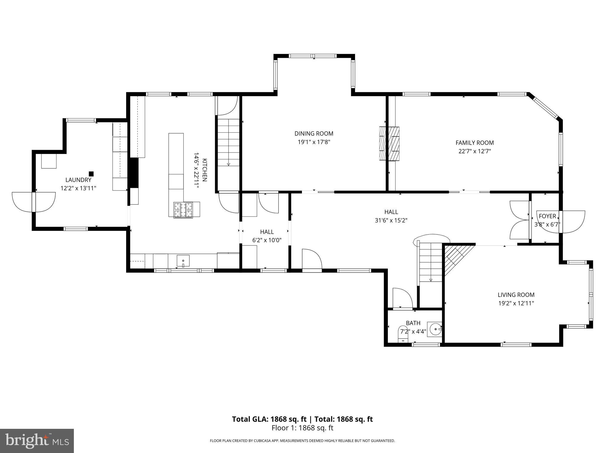 48 Broad Street Mount Holly, NJ 08060 - Photo 61 of 63 FIRST FLOOR LAYOUT