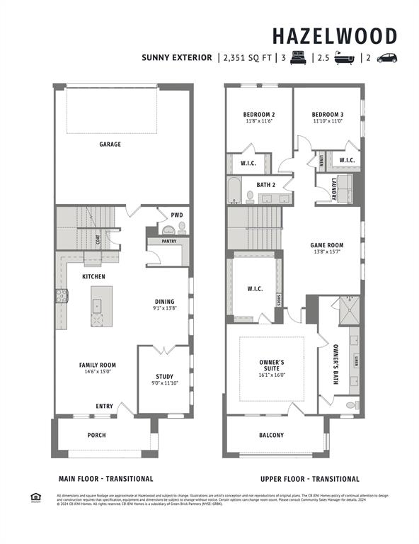 1345 Rooted Road Frisco, TX 75033 - Photo 2 of 14 Our beautiful end unit Sunny plan is your lock & leave dream home come to life!