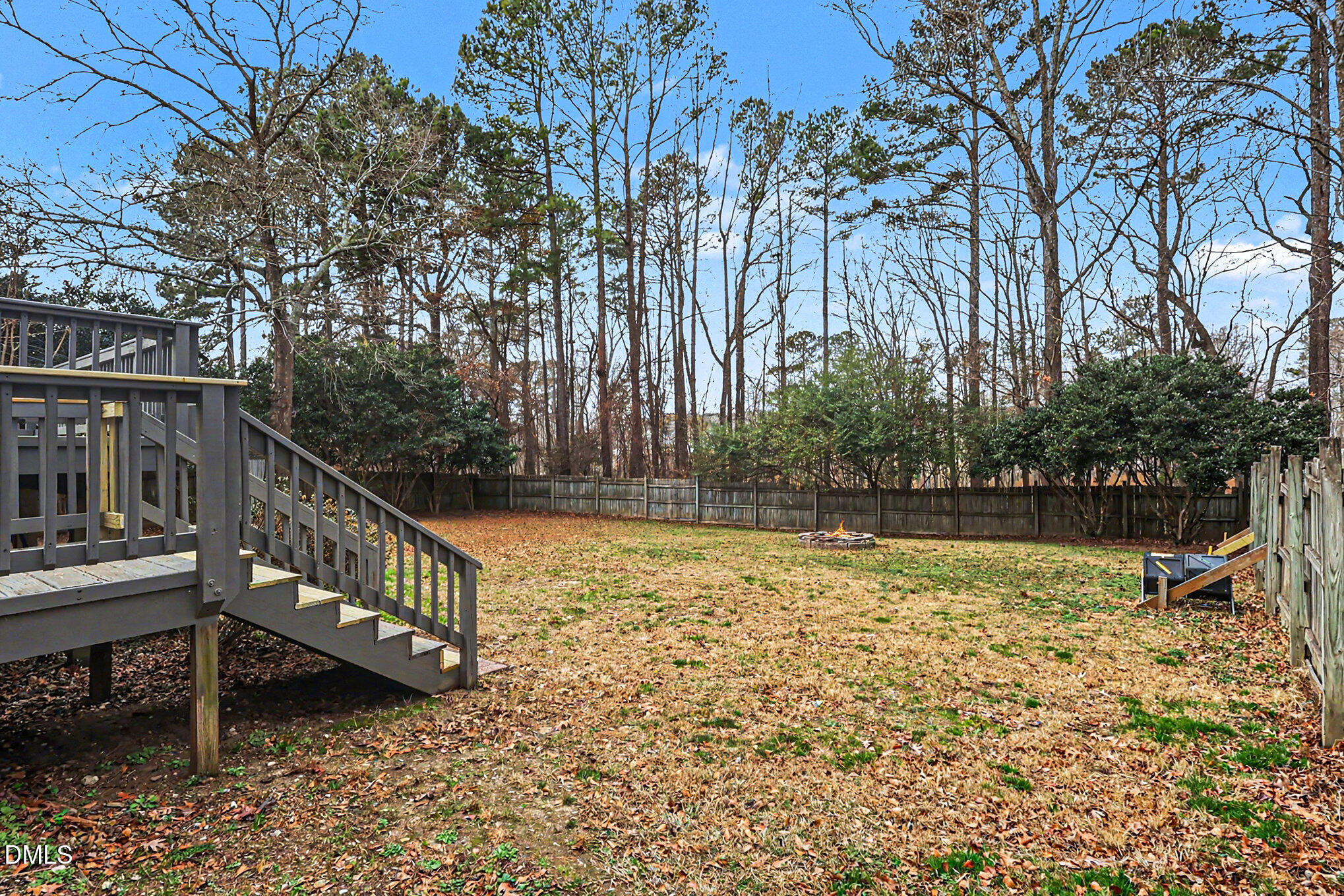 186 Turtle Point Drive Fuquay-Varina, NC 27526 - Photo 28 of 33 a view of a yard with large trees